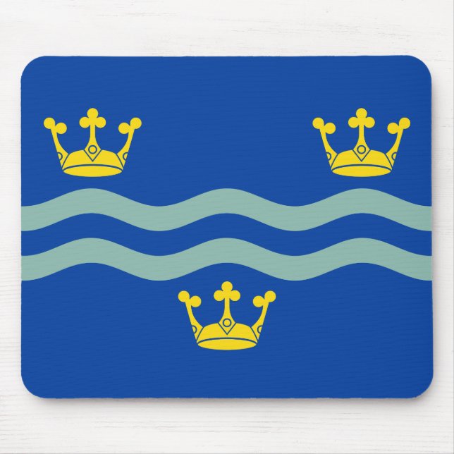 Flagge von Cambridgeshire-Mauspad Mousepad (Vorne)