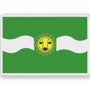 Flagge von Camuy, Puerto Rico Aufkleber