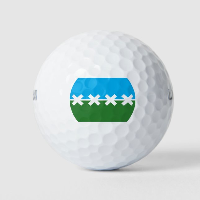 Flagge von Cedar Park, Texas Golfball (Vorderseite)