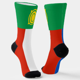 Flagge von Chakassien Socken