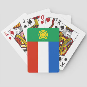 Flagge von Chakassien Spielkarten