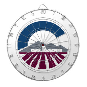 Flagge von Chandler, Arizona Dartscheibe