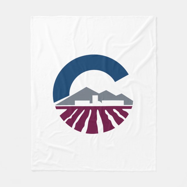 Flagge von Chandler, Arizona Fleecedecke (Vorderseite)
