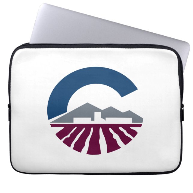 Flagge von Chandler, Arizona Laptopschutzhülle (Vorderseite)