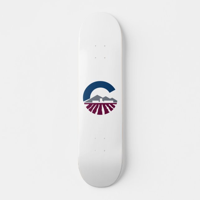 Flagge von Chandler, Arizona Skateboard (Vorne)