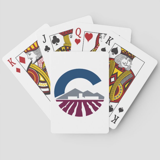Flagge von Chandler, Arizona Spielkarten (Rückseite)
