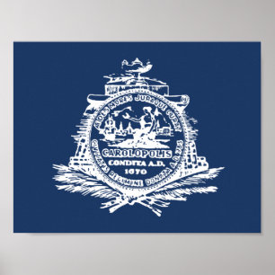 Flagge von Charleston, Poster von South Carolina