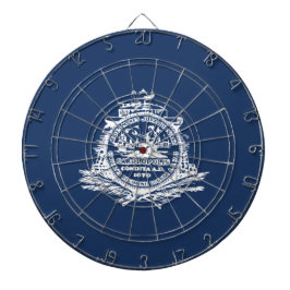 Flagge von Charleston (South Carolina) Dartscheibe