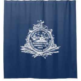 Flagge von Charleston (South Carolina) Duschvorhang
