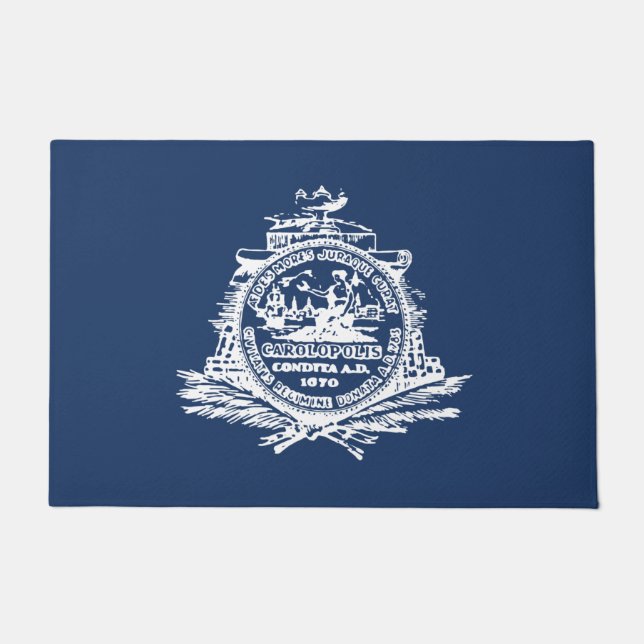 Flagge von Charleston (South Carolina) Fußmatte (Vorderseite)
