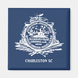 Flagge von Charleston, South Carolina Magnet