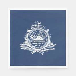 Flagge von Charleston (South Carolina) Serviette