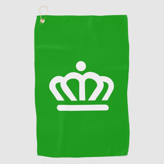 Flagge von Charlotte, North Carolina Golfhandtuch (Vorderseite)