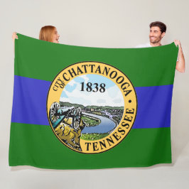 Flagge von Chattanooga (Tennessee) Fleecedecke
