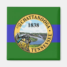 Flagge von Chattanooga (Tennessee) Magnet
