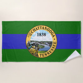 Flagge von Chattanooga (Tennessee) Strandtuch