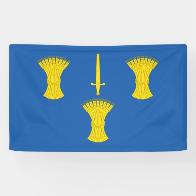 Flagge von Cheshire (Landkreis des Vereinigten Kön Banner (Horizontal)