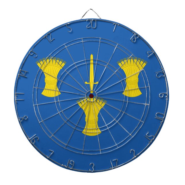 Flagge von Cheshire (Landkreis des Vereinigten Kön Dartscheibe (vorne)