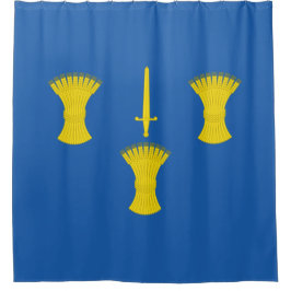 Flagge von Cheshire (Landkreis des Vereinigten Kön Duschvorhang