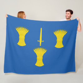 Flagge von Cheshire (Landkreis des Vereinigten Kön Fleecedecke