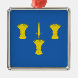 Flagge von Cheshire (Landkreis des Vereinigten Kön Ornament Aus Metall