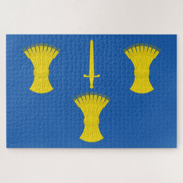 Flagge von Cheshire (Landkreis des Vereinigten Kön Puzzle