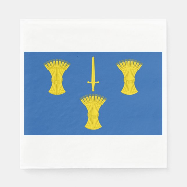 Flagge von Cheshire (Landkreis des Vereinigten Kön Serviette (Vorderseite)