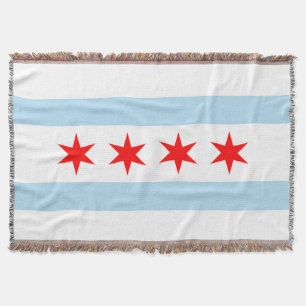 Flagge von Chicago Decke
