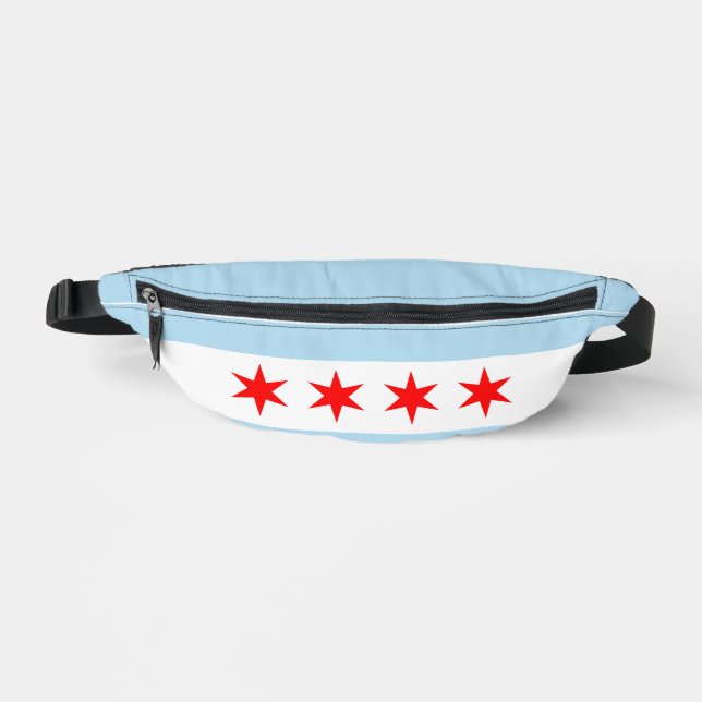 Flagge von Chicago, Illinois Bauchtasche (Vorderseite)