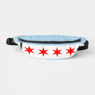Flagge von Chicago, Illinois Bauchtasche