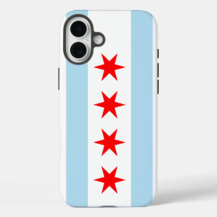 Flagge von Chicago, Illinois iPhone 16 Plus Hülle
