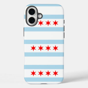 Flagge von Chicago, Illinois iPhone 16 Plus Hülle