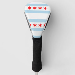 Flagge von Chicago, Illinois Golf Headcover