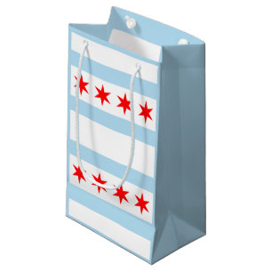 Flagge von Chicago, Illinois Small Gift Bag Kleine Geschenktüte