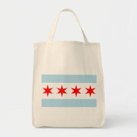 Flagge von Chicago, Illinois