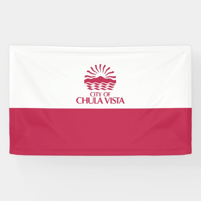 Flagge von Chula Vista (Kalifornien) Banner (Horizontal)