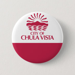 Flagge von Chula Vista, Kalifornien Button