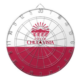 Flagge von Chula Vista (Kalifornien) Dartscheibe
