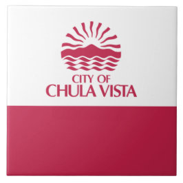 Flagge von Chula Vista (Kalifornien) Fliese