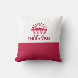 Flagge von Chula Vista (Kalifornien) Kissen