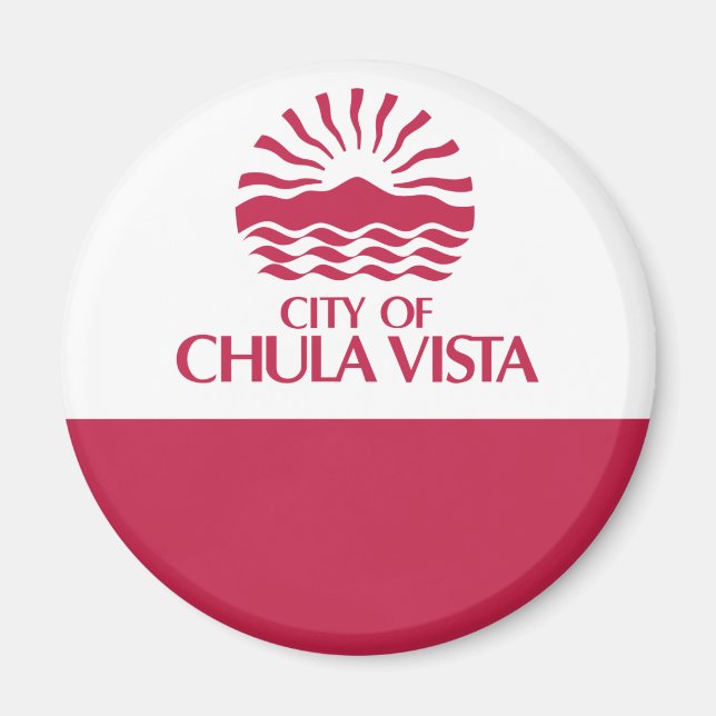 Flagge von Chula Vista, Kalifornien Magnet (Vorne)