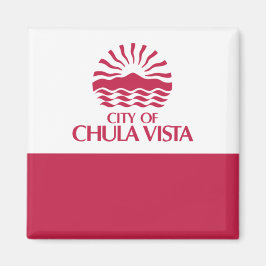 Flagge von Chula Vista (Kalifornien) Magnet
