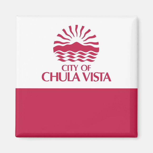 Flagge von Chula Vista (Kalifornien) Magnet (Vorne)