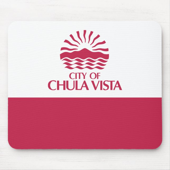 Flagge von Chula Vista (Kalifornien) Mousepad (Vorne)