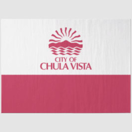 Flagge von Chula Vista (Kalifornien) Seidenpapier