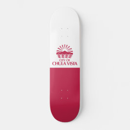 Flagge von Chula Vista (Kalifornien) Skateboard