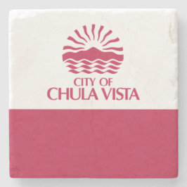Flagge von Chula Vista (Kalifornien) Steinuntersetzer
