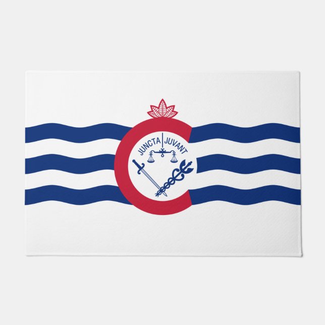 Flagge von Cincinnati (Ohio) Fußmatte (Vorderseite)