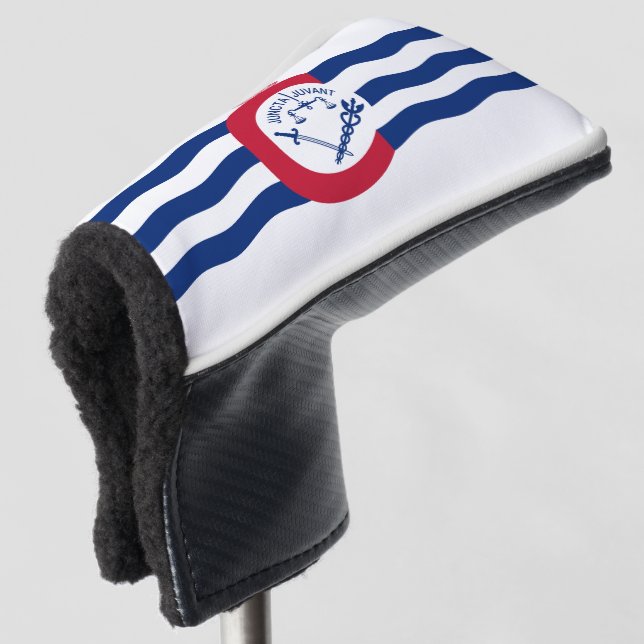 Flagge von Cincinnati, Ohio Golf Headcover (3/4 Vorderseite)