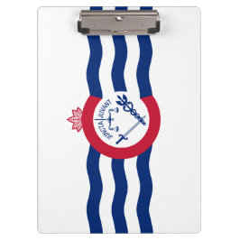 Flagge von Cincinnati (Ohio) Klemmbrett